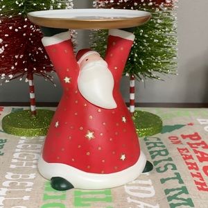 Santa Candle Holder